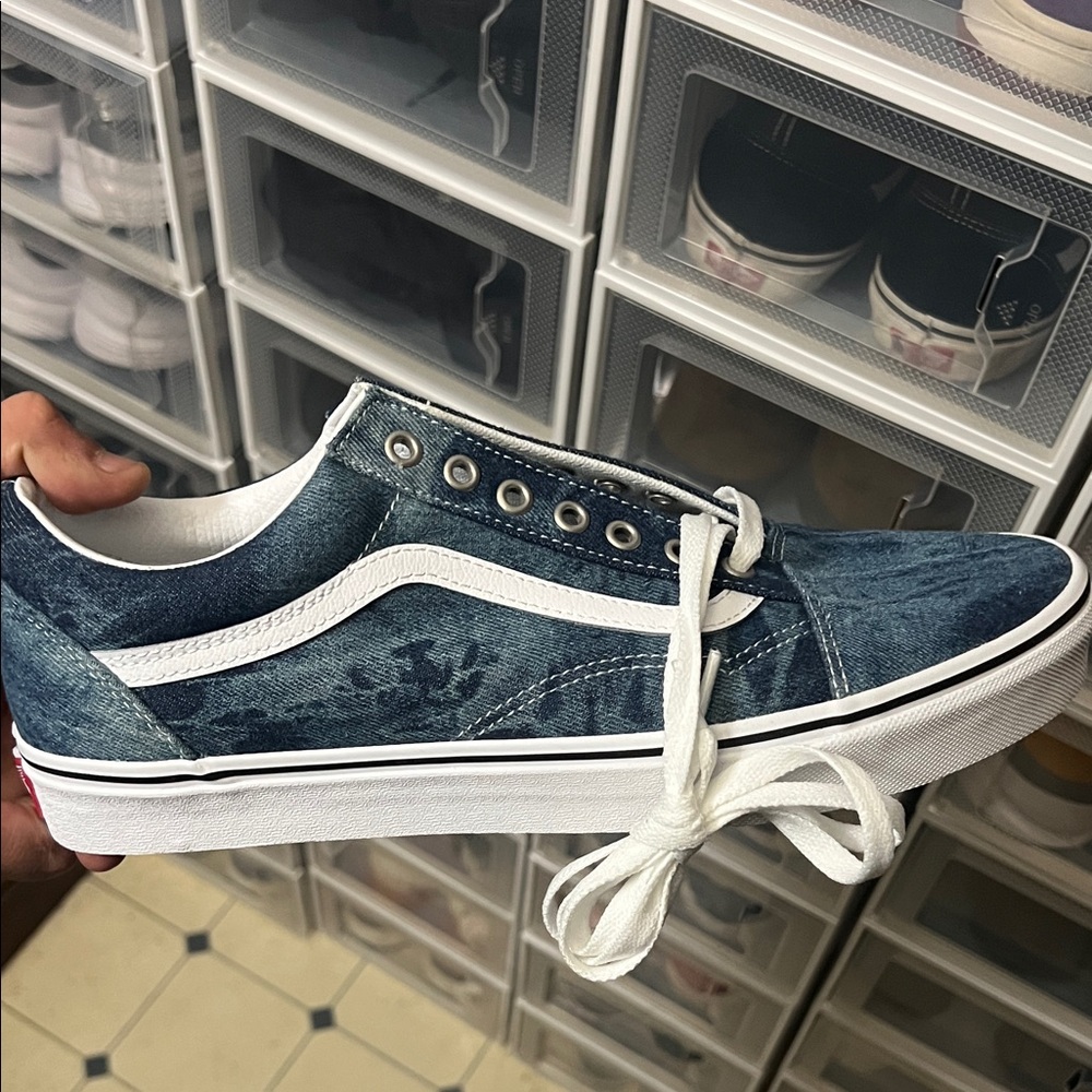 Vans Blue Denim Sneakers